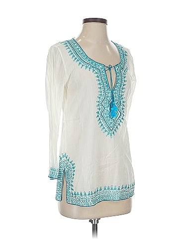 Calypso St. Barth Long Sleeve Blouse (view 1)