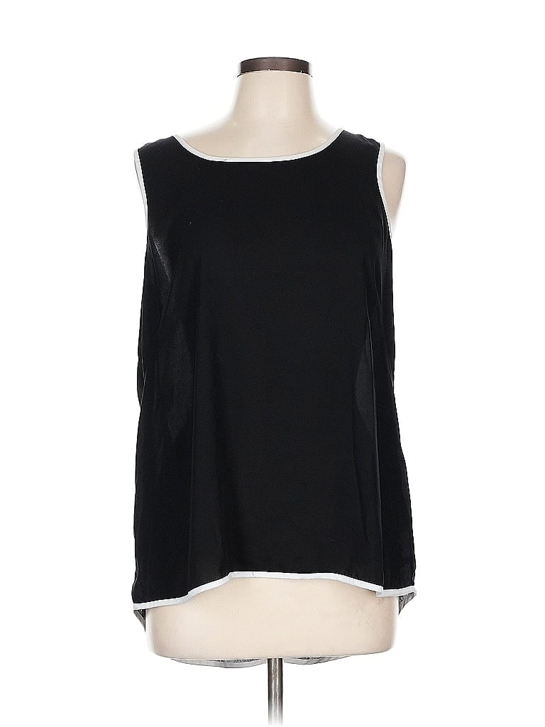 Pre-owned Daniel Rainn Sleeveless Blouse In Black