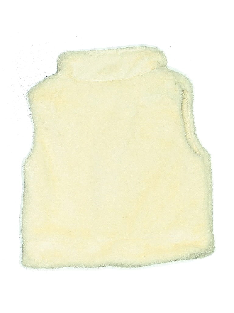 Pre-owned Assorted Brands Kids' Faux Fur Vest In White
