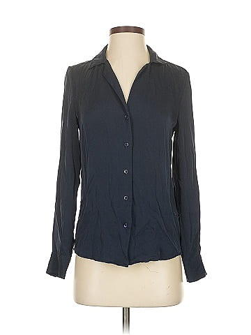 Quince Long Sleeve Silk Top (view 1)