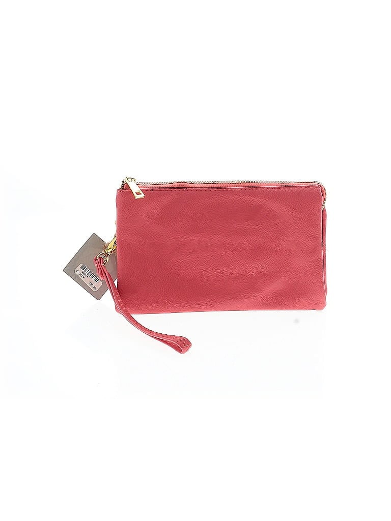 Assorted Brands Leather Wristlet In Pink