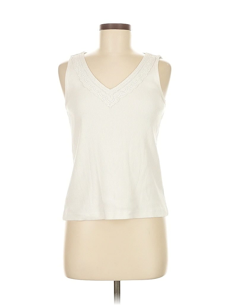 CHICO'S Pre-owned Sleeveless T-shirt In White