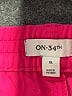 On 34th Solid Pink Casual Pants Size XL - photo 4