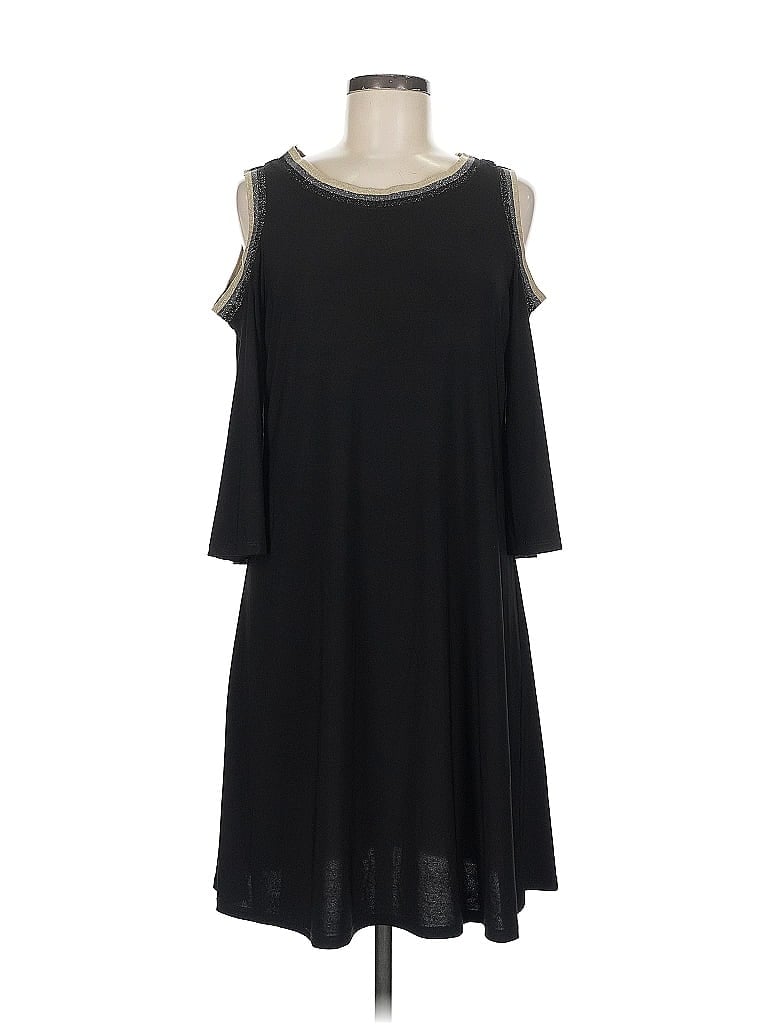 Pre-owned Msk Casual Dress In Black