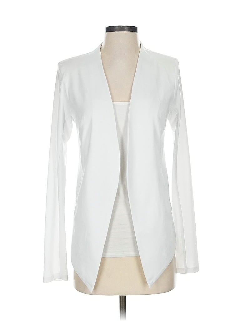 Pre-owned Bcbgeneration Blazer Jacket In White