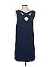 Cynthia Steffe 100% Polyester Solid Blue Casual Dress Size 2 - photo 2