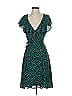 HD in Paris 100% Polyester Hearts Teal Cocktail Dress Size 4 - photo 1