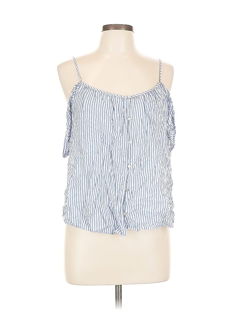 Click to view more detailed imagery on our partner's website Pre-owned Be Cool Sleeveless Blouse In Blue