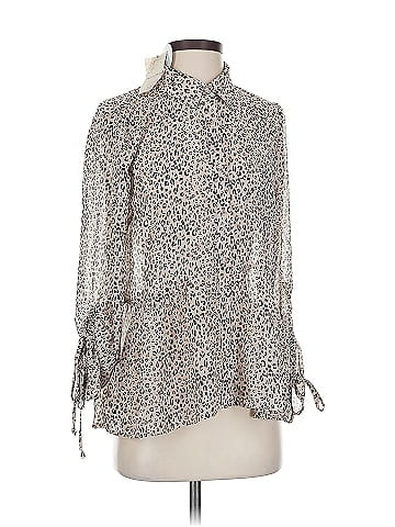 Hem & Thread Long Sleeve Blouse (view 1)