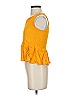 Madewell Yellow Sleeveless Blouse Size XXS - photo 5