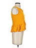 Madewell Yellow Sleeveless Blouse Size XXS - photo 4