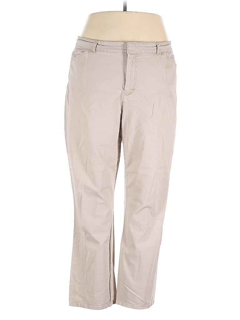 Click to view more detailed imagery on our partner's website Pre-owned Gloria Vanderbilt Khaki Pant In Brown