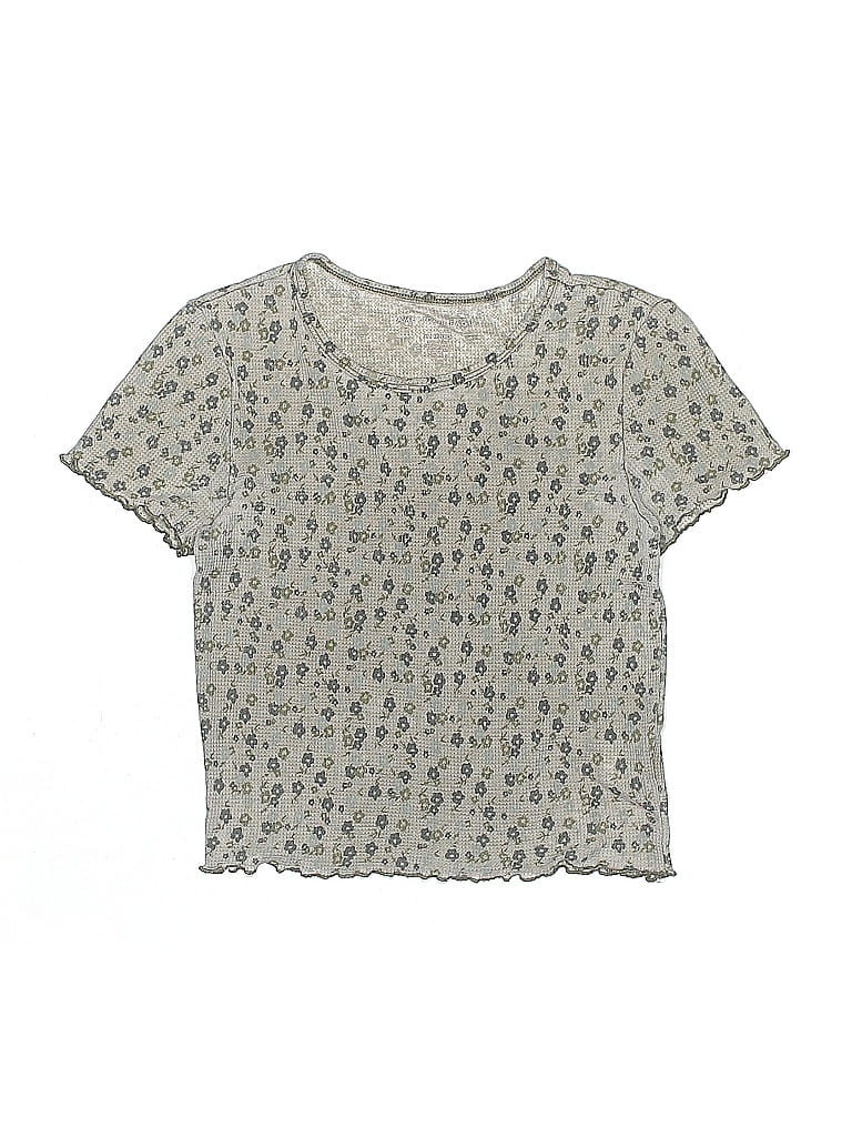 Pre-owned American Eagle Shoes Kids' Short Sleeve T-shirt In Gray