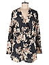 Lulus 100% Polyester Brown Black Romper Size M - photo 1