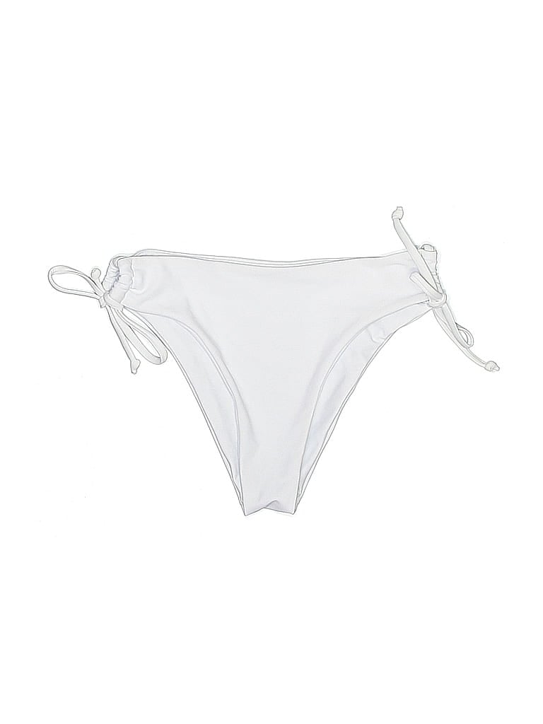 Pre-owned Unbranded Swimsuit Bottoms In White
