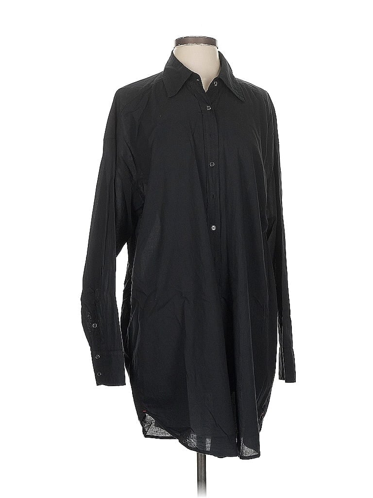 Pre-owned Xirena Long Sleeve Button Down Shirt In Black