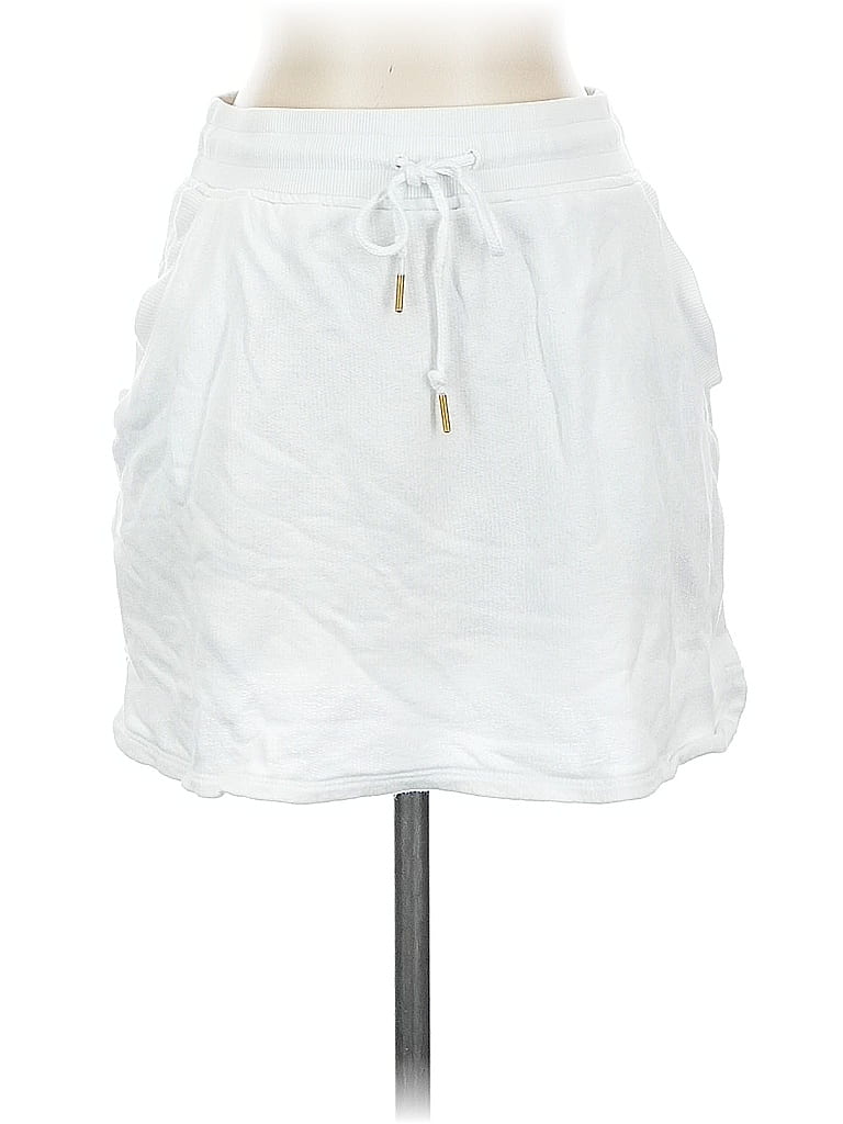 Pre-owned Carve Designs Casual Skirt In White