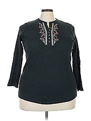 Woman Within 3/4 Sleeve T Shirt