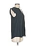 J.Crew 100% Polyester Black Sleeveless Blouse Size 2 - photo 1