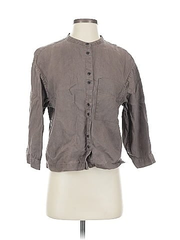 Everlane 3/4 Sleeve Button-Down Shirt (view 1)