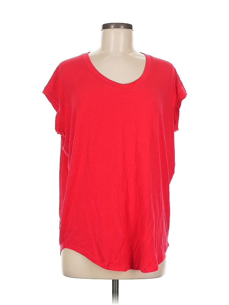 Pre-owned Athleta Short Sleeve T-shirt In Red