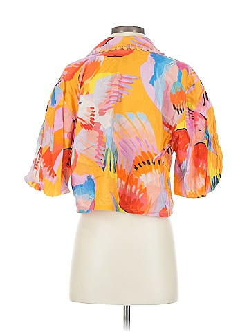 FARM Rio Short Sleeve Blouse (view 2)