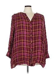 Woman Within 3/4 Sleeve Blouse