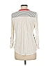 Tiny 100% Rayon Ivory Tan 3/4 Sleeve Blouse Size M - photo 2
