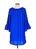 TCEC Blue 3/4 Sleeve Blouse Size L - photo 2