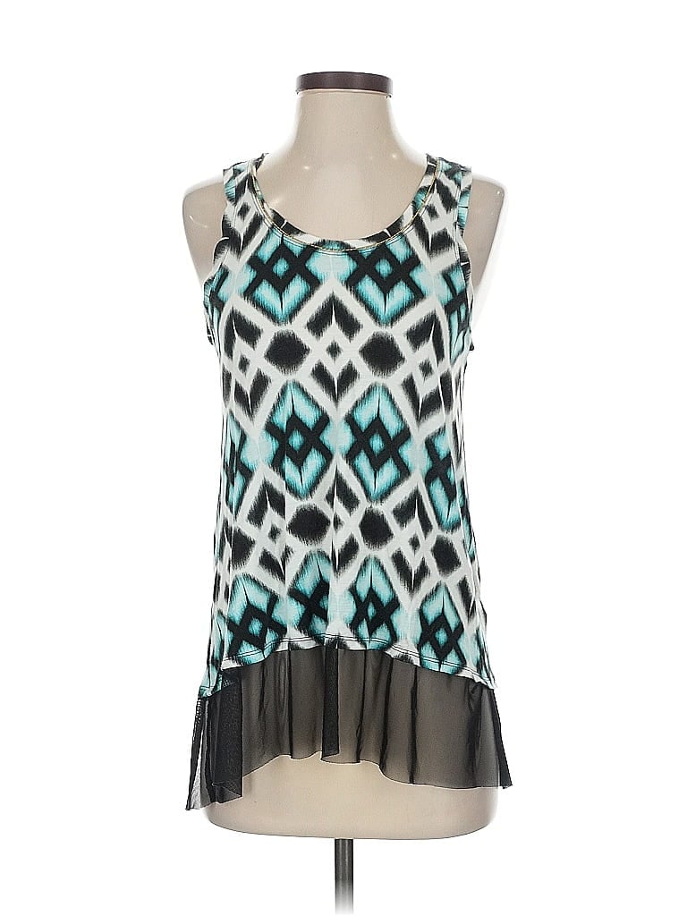 Pre-owned Jennifer Lopez Sleeveless Blouse In Blue