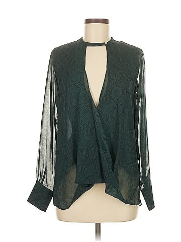 Olivaceous Long Sleeve Blouse (view 1)