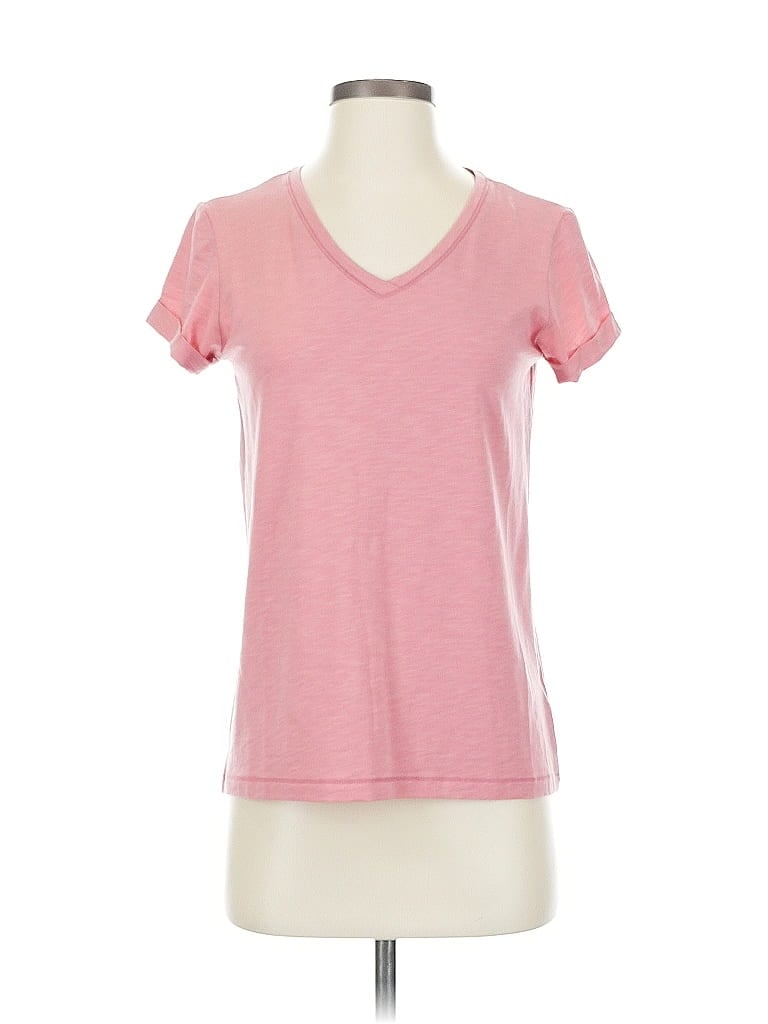 Pre-owned Max Studio Short Sleeve T-shirt In Pink