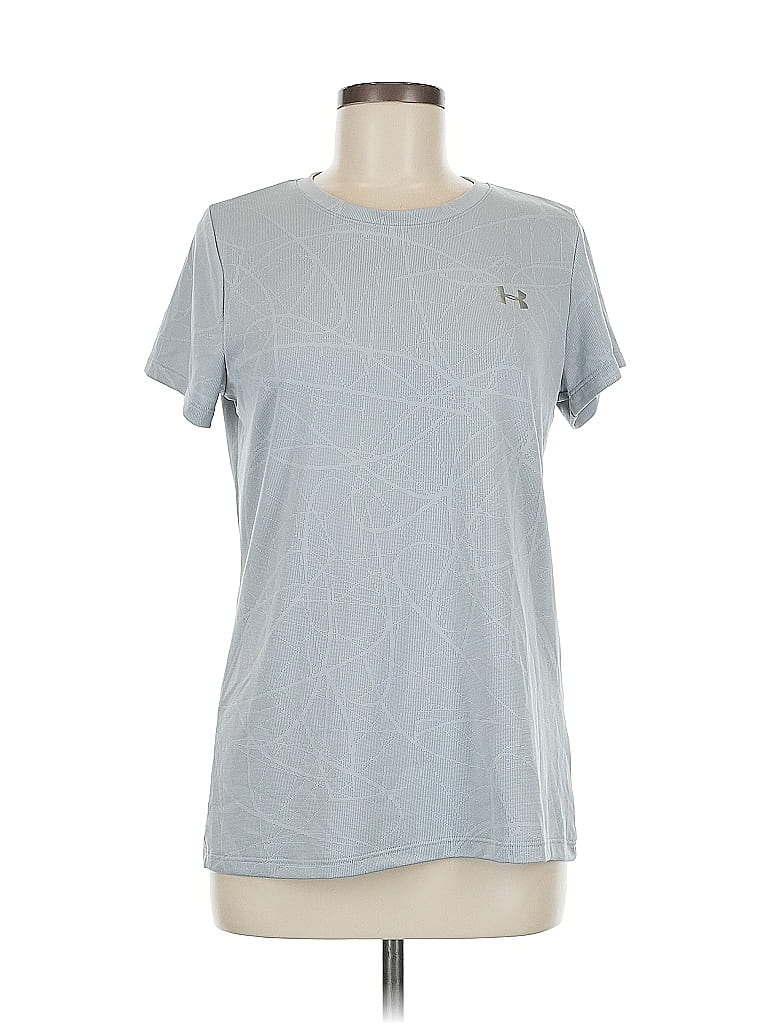 Click to view more detailed imagery on our partner's website Pre-owned Under Armour Active T-shirt In Silver