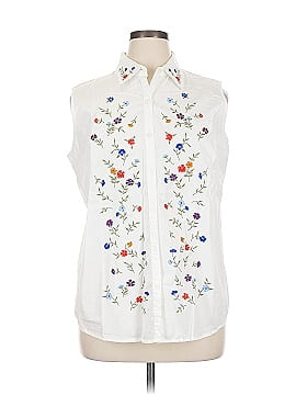 Cabin Creek Sleeveless Button Down Shirt
