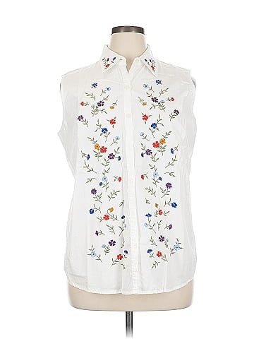 Cabin Creek Sleeveless Button-Down Shirt (view 1)