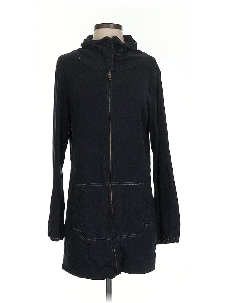 Pre-owned Merona Coat In Black