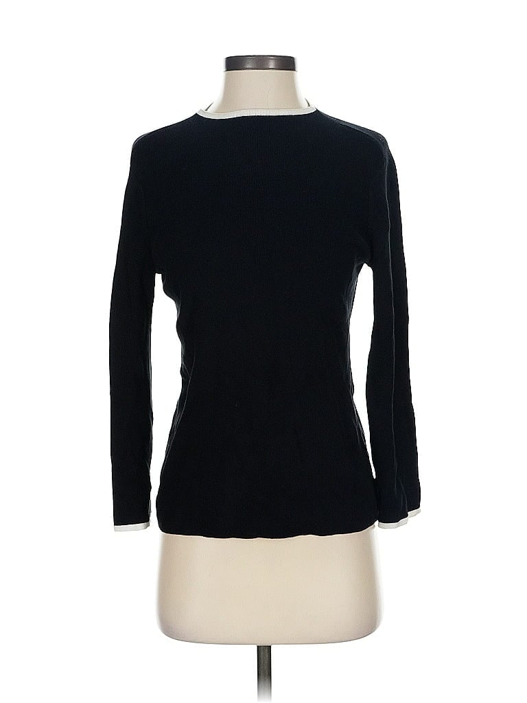 Pre-owned Halogen Pullover Sweater In Black