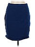 St. John Collection Solid Blue Wool Skirt Size 6 - photo 1