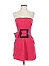 BCBGMAXAZRIA 100% Polyester Color Block Pink Cocktail Dress Size 0 - photo 1