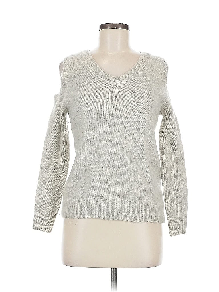 Pre-owned Rebecca Minkoff Long Sleeve T-shirt In Silver