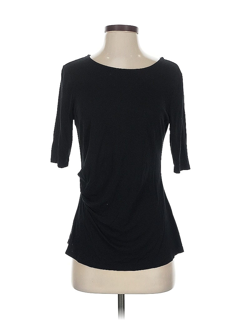 Pre-owned 14th & Union 3/4 Sleeve T-shirt In Black