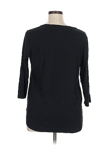 KIRKLAND Signature 3/4 Sleeve T-Shirt (view 2)