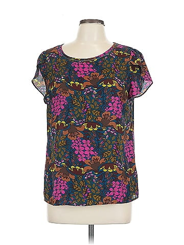 Skies Are Blue Short Sleeve Blouse (view 1)