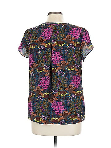 Skies Are Blue Short Sleeve Blouse (view 2)