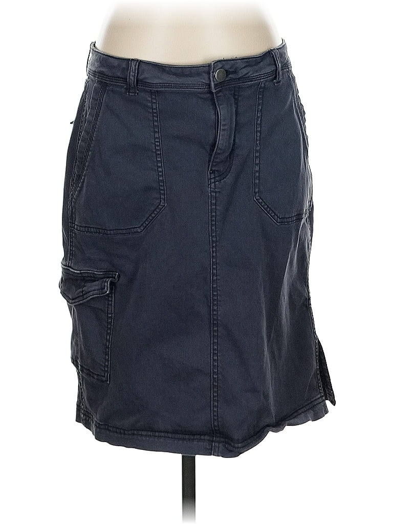 Click to view more detailed imagery on our partner's website Pre-owned Caslon Denim Skirt In Gray