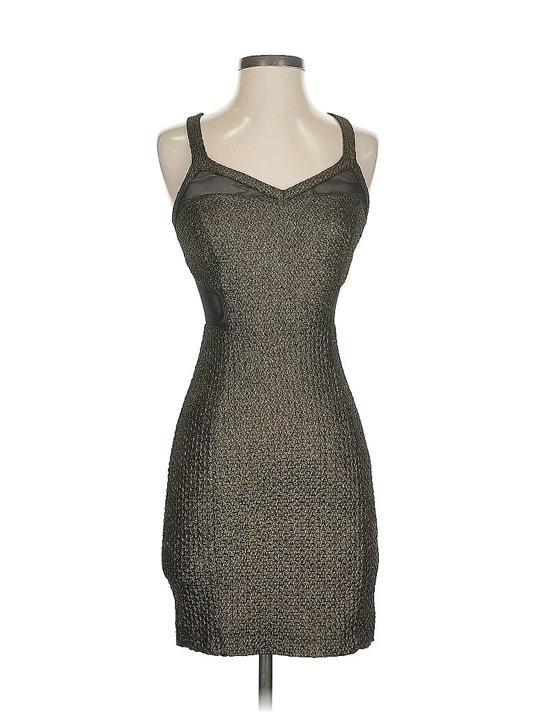 Pre-owned Express Cocktail Dress In Gray