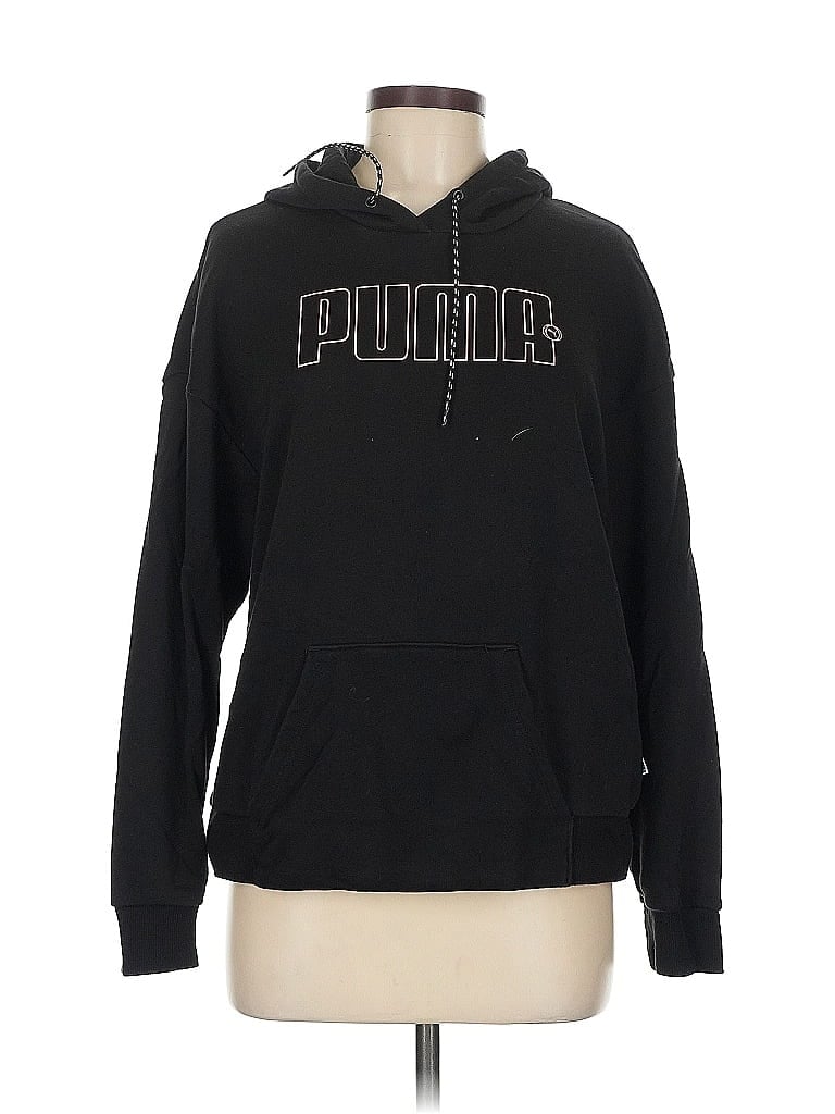 Click to view more detailed imagery on our partner's website Pre-owned Puma Pullover Hoodie In Black