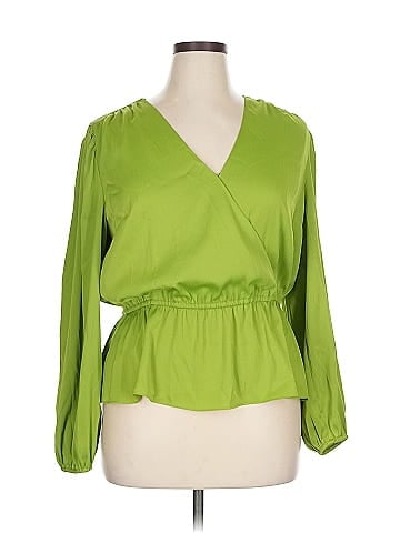 INC International Concepts Long Sleeve Blouse (view 1)