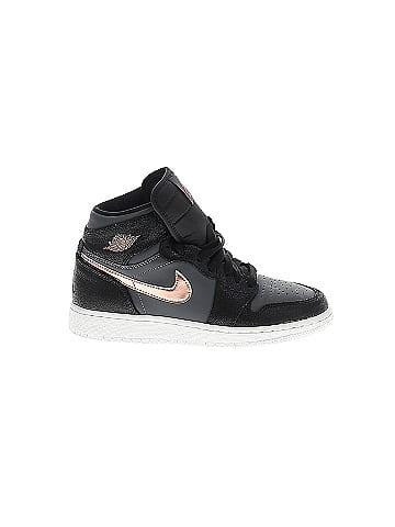 Air Jordan Black Metallic Red Bronze Dark Grey (GS) Sneakers (view 1)