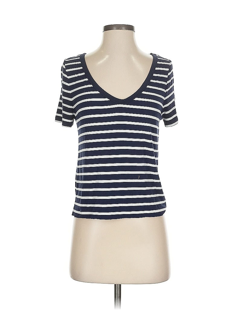 Pre-owned Merona Short Sleeve T-shirt In Blue